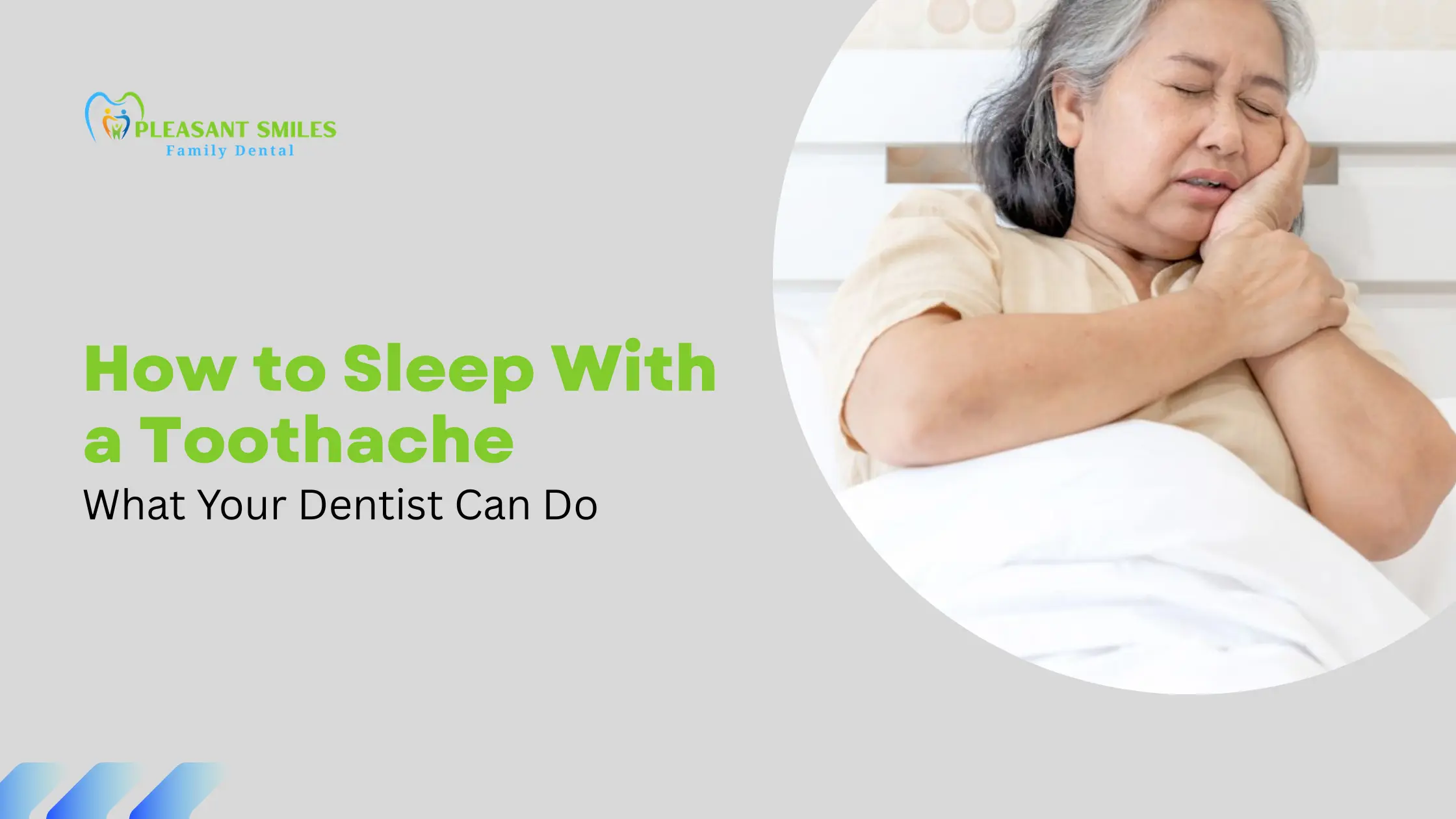 how to sleep with a toothache